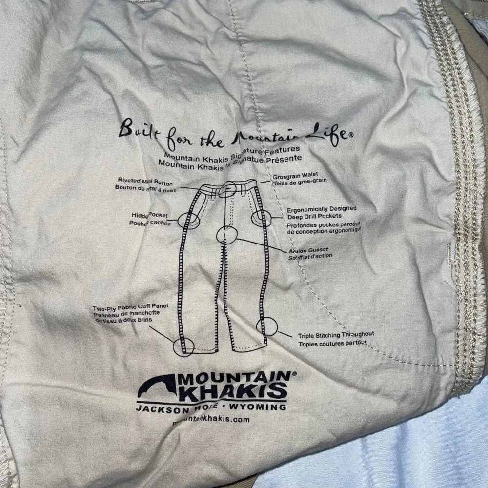 Mountain Khakis Teton Twill Pants Mens 40x30 Khaki Tan Cotton Rugged Outdoor